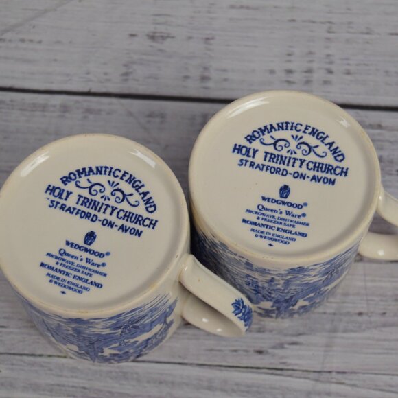 Wedgwood Romantic England Holy Trinity Church Stratford-on-Avon Mug Set READ - Picture 3 of 16